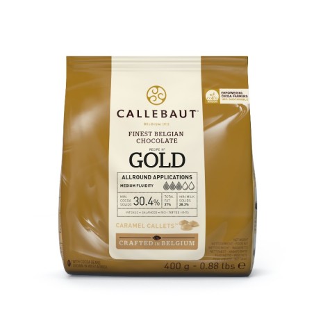 Chocolat au lait Callebaut 33,6 % N°823 – 400 g en pistoles pâtissières | CuisinezPâtissez