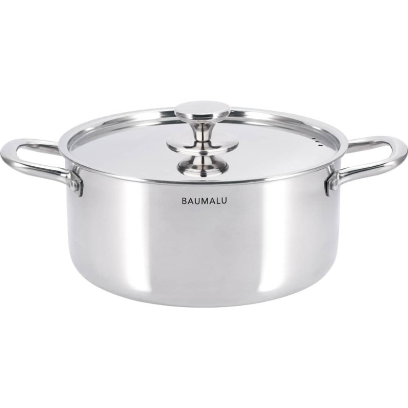 Faitout en inox Tripli - 26 cm avec couvercle | CuisinezPâtissez