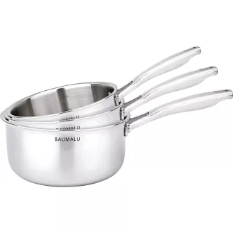 Set 3 casseroles inox Tripli Pro 16–20 cm induction