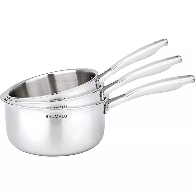 Set 3 casseroles inox Tripli Pro 16–20 cm induction