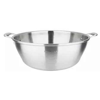Bassine confiture induction 38 cm 12 L en inox