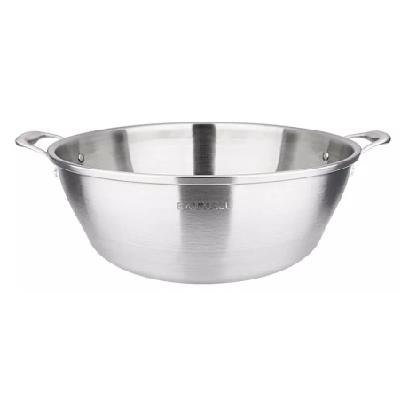 Bassine confiture induction 38 cm 12 L en inox