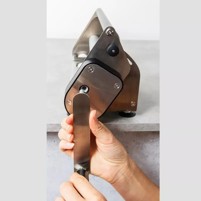 Laminoir à pâte manuel 30 cm acier inox mallard ferrière pâtisserie maison