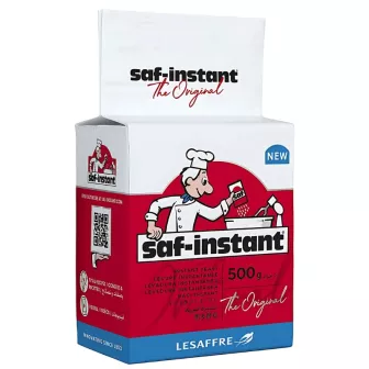 Levure boulangère sèche instantanée 500 g pour pains et pizzas