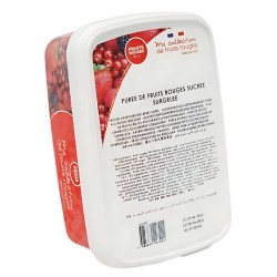 Purée de fruits rouges surgele sucre 10% 1kg | CuisinezPâtissez