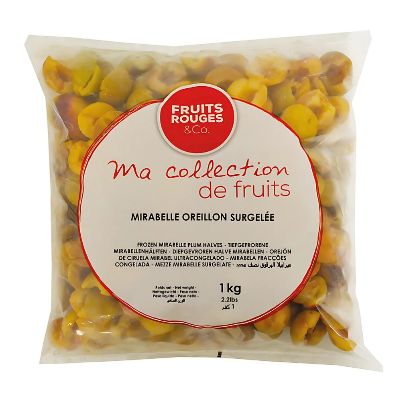 Oreillons de mirabelle surgele 1kg | CuisinezPâtissez