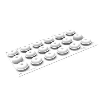Moule donuts silicone 18 cavités format XS