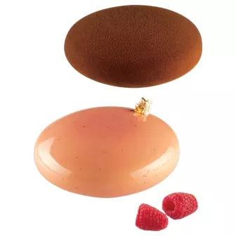 Moule silicone Pebble 3D 4 empreintes 120 ml