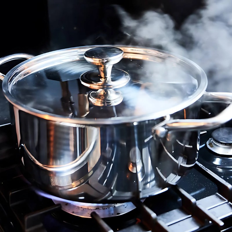 Faitout en inox Tripli - 26 cm avec couvercle | CuisinezPâtissez