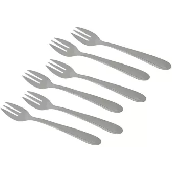 Fourchette à huîtres inox 3 dents lot de 6 Fischer-Bargoin