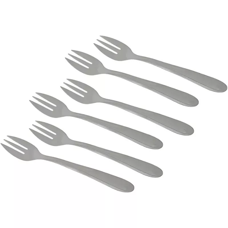Fourchette à huîtres inox 3 dents lot de 6 Fischer-Bargoin