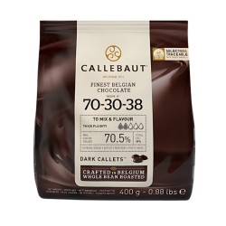 Chocolat noir 54,5 % Callebaut N°811 – 400 g couverture en pistoles | CuisinezPâtissez