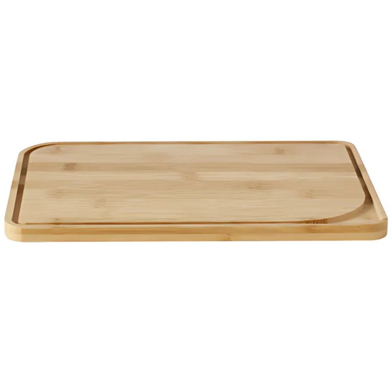 Planche à découper bambou avec rigole récupératrice 26 x 18 cm | CuisinezPâtissez