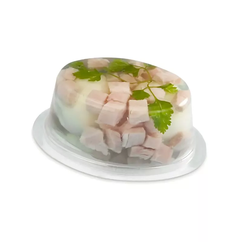 Moule à aspic ovale individuel 7 cl transparent