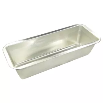 Moule à cake fer blanc 28 x 12 cm cuisson homogène