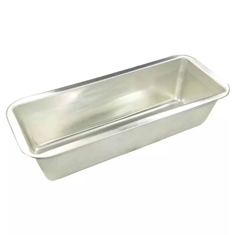 Moule à cake fer blanc 28 x 12 cm cuisson homogène