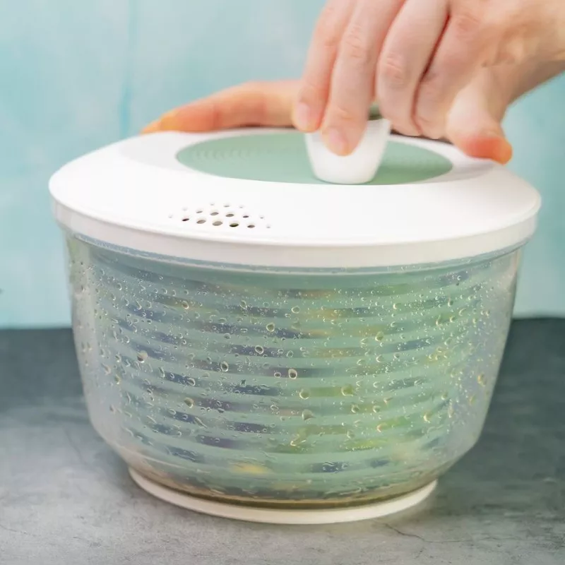 Essoreuse à salade Spinderella 4,4 L avec bec de vidange