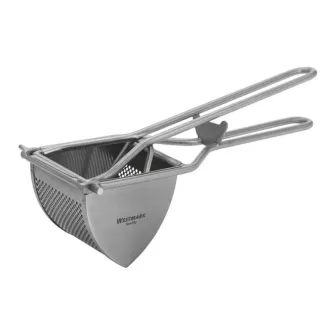 Presse-purée inox triangulaire 30 cm
