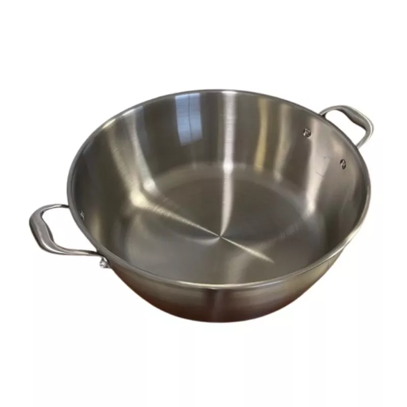 Bassine confiture inox 38 cm 12 l grande capacité