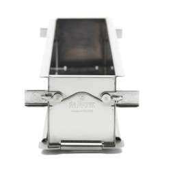 Moule rectangulaire dépliable à charnières inox perforé 30x20 cm | CuisinezPâtissez