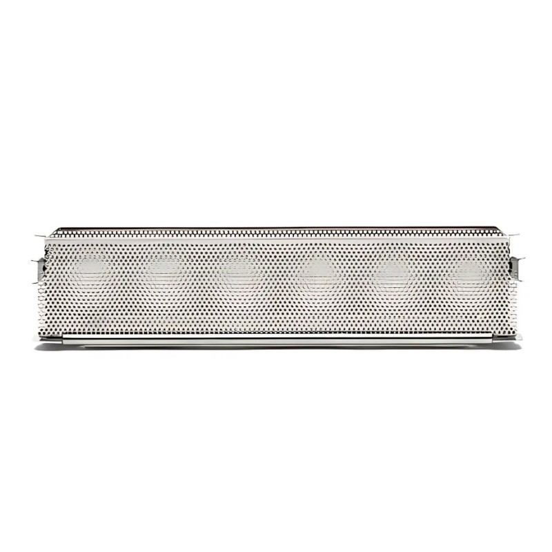 Moule rectangulaire dépliable à charnières inox perforé 30x20 cm | CuisinezPâtissez