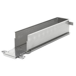 Moule rectangulaire dépliable à charnières inox perforé 30x20 cm | CuisinezPâtissez
