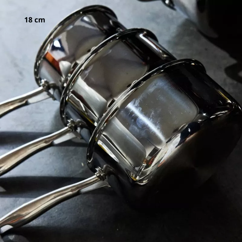 Casserole inox 18 cm Triplipro Baumalu