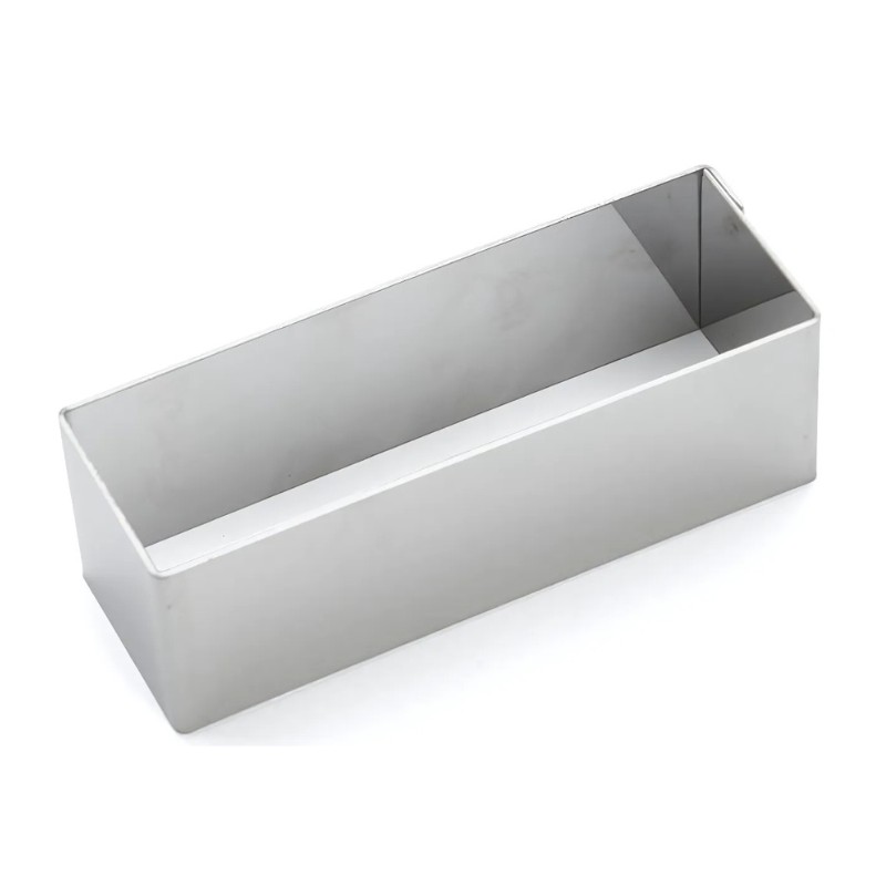 Cercle rectangle inox 12,4 x 4,3 x 4 cm | CuisinezPâtissez