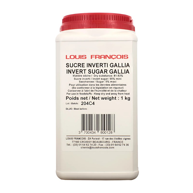 Sucre inverti (trimoline) Gallia boîte de 1 kg | CuisinezPâtissez