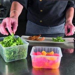 Boite Transparente de 115 cl avec couvercle | CuisinezPâtissez