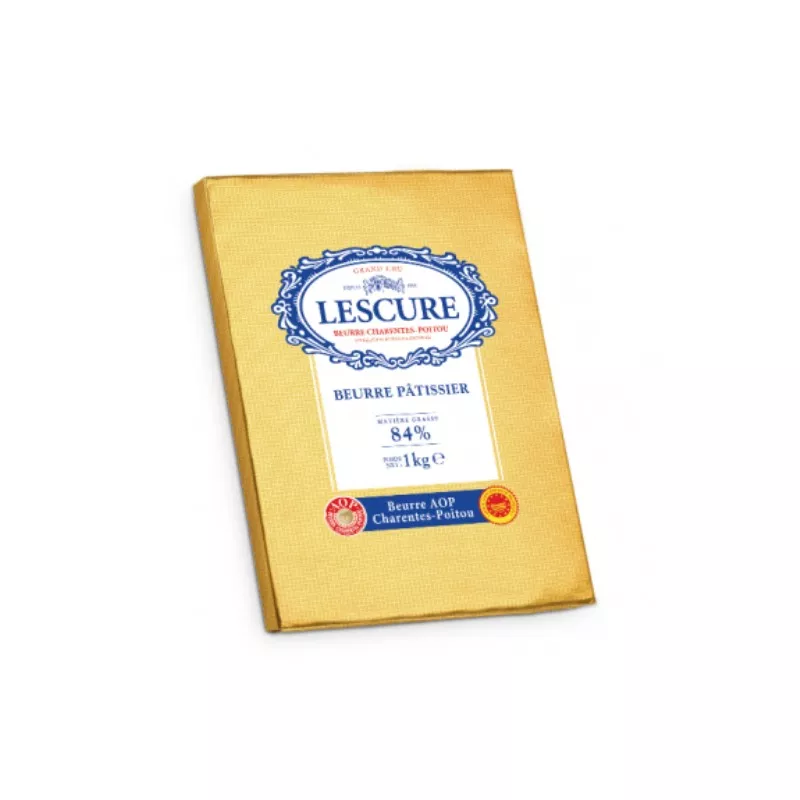 Beurre tourrage AOP Lescure 1 kg feuilletage