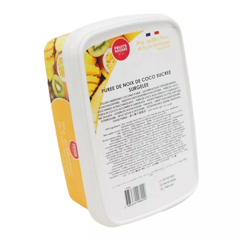 purée coco surgelée 1kg 10% sucre