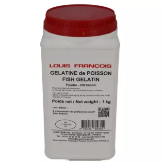 Gélatine poisson poudre 1kg gélifiant sans porc
