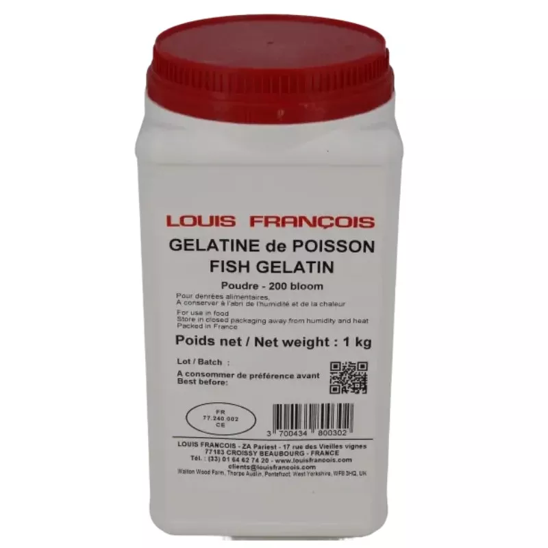Gélatine poisson poudre 1kg gélifiant sans porc