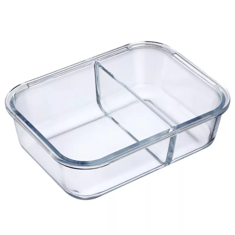 Boîte hermétique verre 980 ml 2 compartiments Westmark