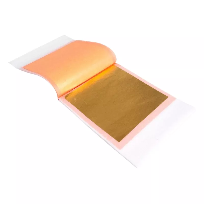Carnet de 5 feuille Or 8x8