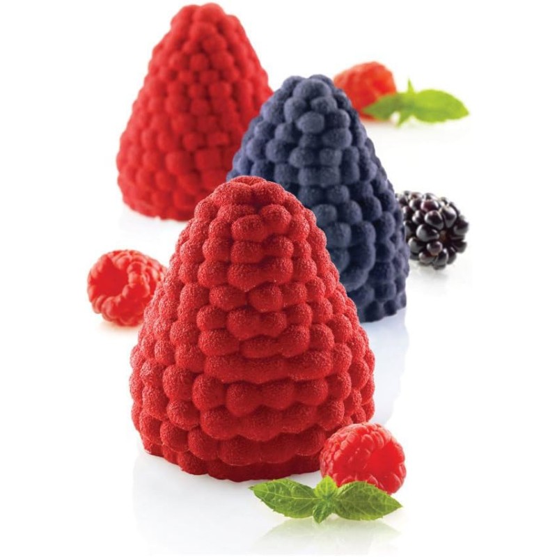 Moule Silicone fruits rouges – Mûres & Framboises | CuisinezPâtissez