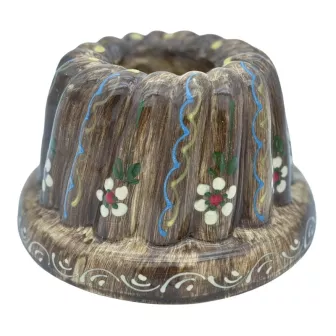 Kougelhopf N°0 de 8 cm Faux-Bois - Poterie Alsacienne Siegfried