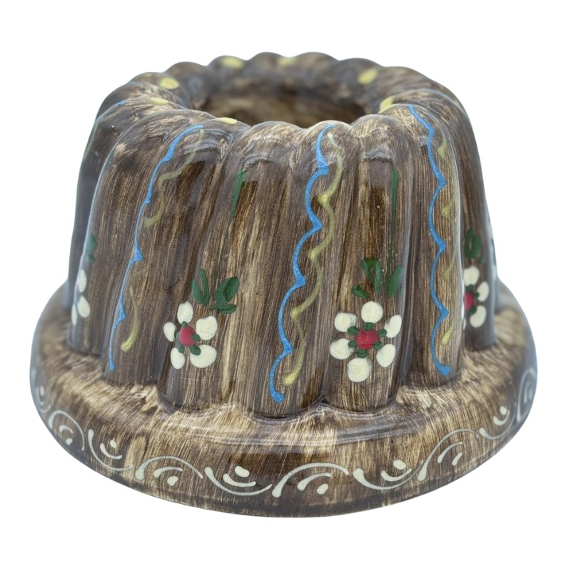 Kougelhopf N°3 de 14 cm Faux-Bois - Poterie Alsacienne Siegfried