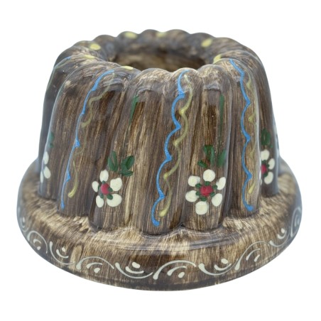 Kougelhopf N°3 de 14 cm Faux-Bois - Poterie Alsacienne Siegfried