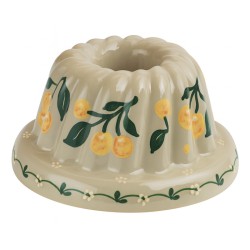 Kougelhopf N°8 de 24 cm Gris Mirabelle - Poterie Alsacienne Siegfried