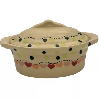 Terrine à Baeckeoffe N°4 de 37 cm Nature Romantique - Poterie Alsacienne Siegfried
