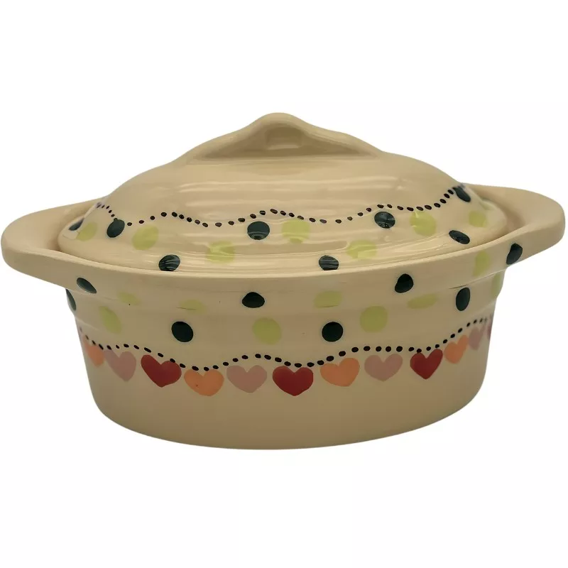 Terrine à Baeckeoffe N°4 de 37 cm Nature Romantique - Poterie Alsacienne Siegfried