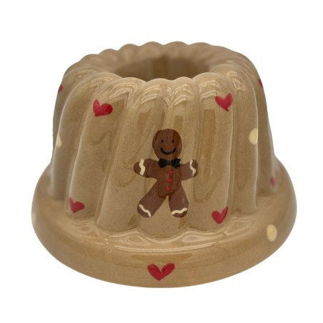 Kougelhopf N°3 de 14 cm Taupe Männele - Poterie Alsacienne Siegfried