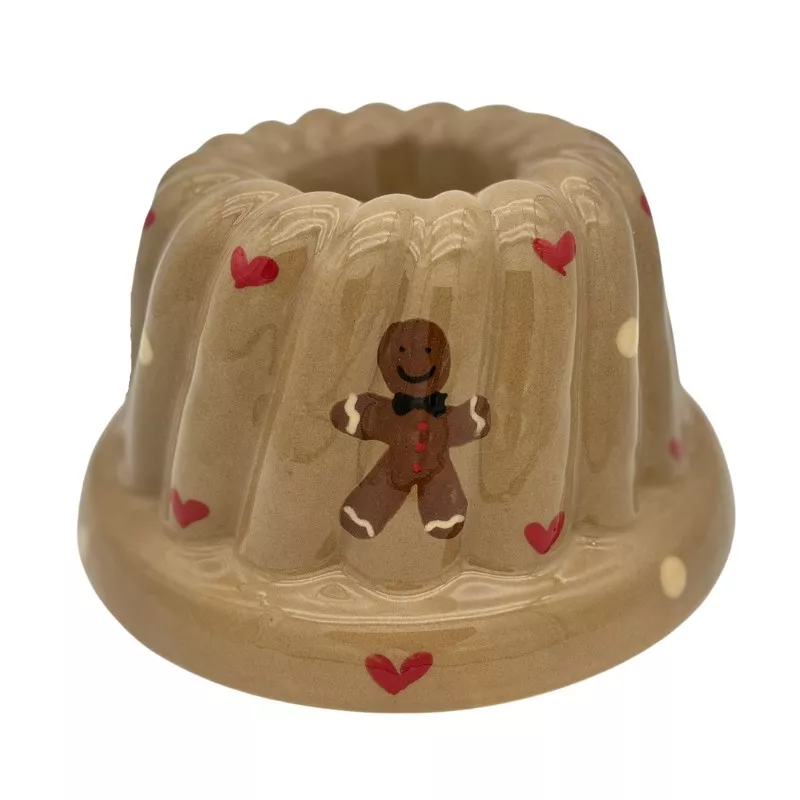 Kougelhopf N°7 de 22 cm Taupe Männele - Poterie Alsacienne Siegfried
