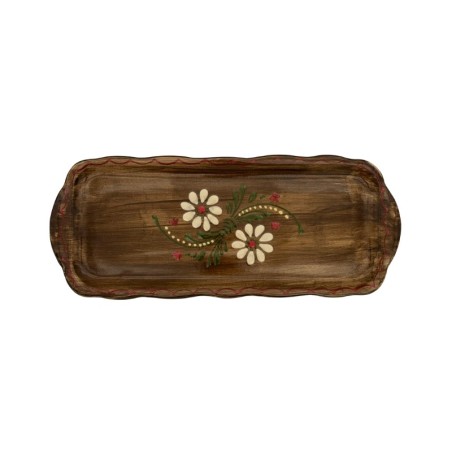 Plat à Cake de 37 x 15.5 cm Faux-Bois 