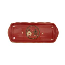Plat à Cake de 37 x 15.5 cm Rouge Männele 