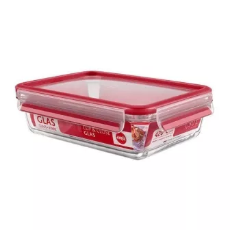 Clip & close glass rectangle 1.3l