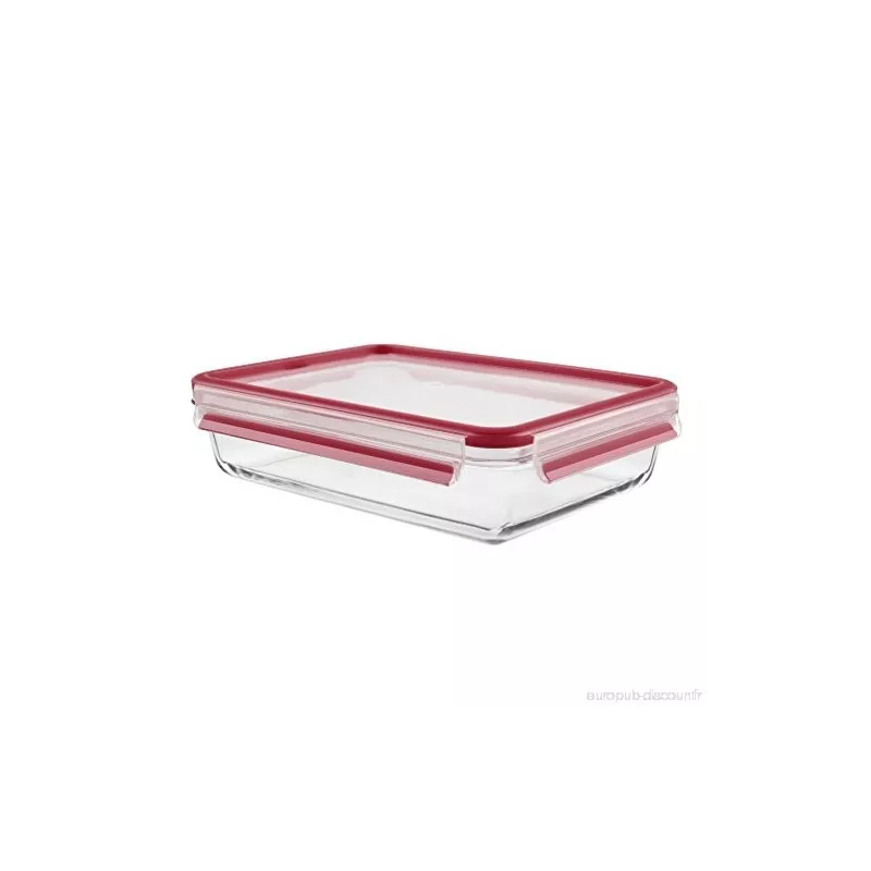 Clip & close glass rectangle 2l