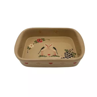 Plat à Lasagne N°4 de 35.5 x 24 cm Taupe Cigogne 